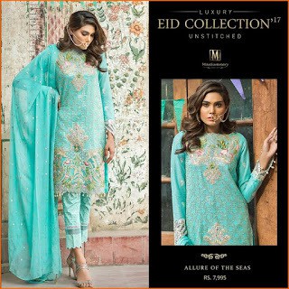 Mausummery New Luxury Eid Collection'17 Un-stitched Dresses – Fashion Cluba