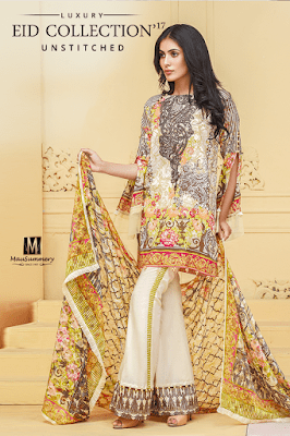 Shimmer Shock 3 Piece Embroidered Printed Lawn