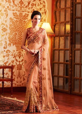 Stylish-indian-embroidered-bridal-saree-2017-for-brides-10