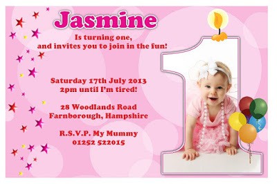 First Birthday Invitation Cards for Baby Boy / Girl ...