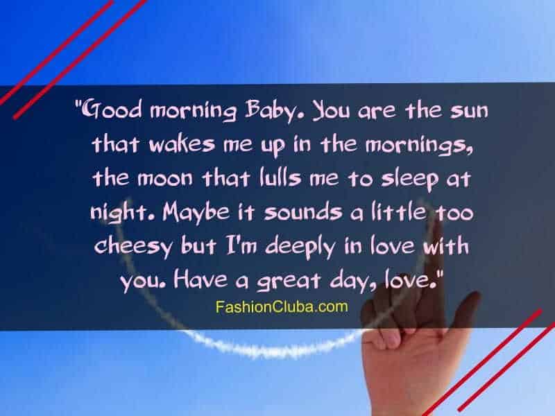 100 Cute Good Morning Paragraphs For Her To Wake Up To Fashion