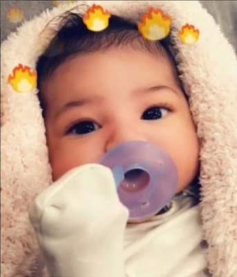 Travis Scott and Kylie Jenner Finally Unveil the Face of Their Daughter Stormi 