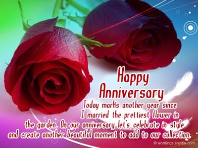 Wedding anniversary wishes to wife from husband