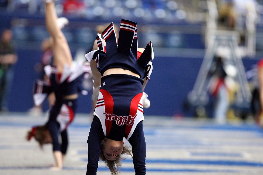 Cheerleader routine