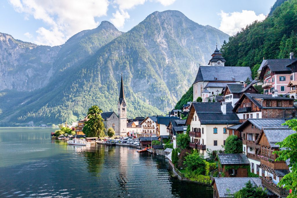 Mountain towns in Austria