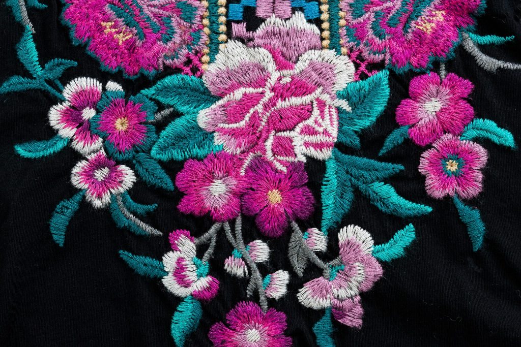 Machine embroidery 