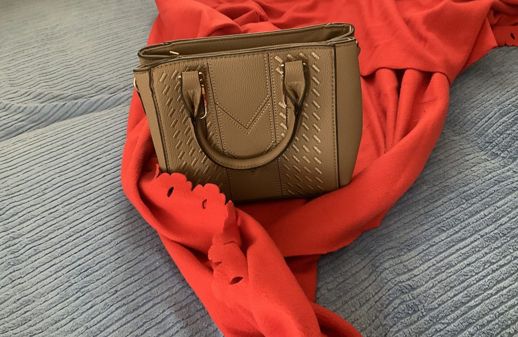 Brown handbag