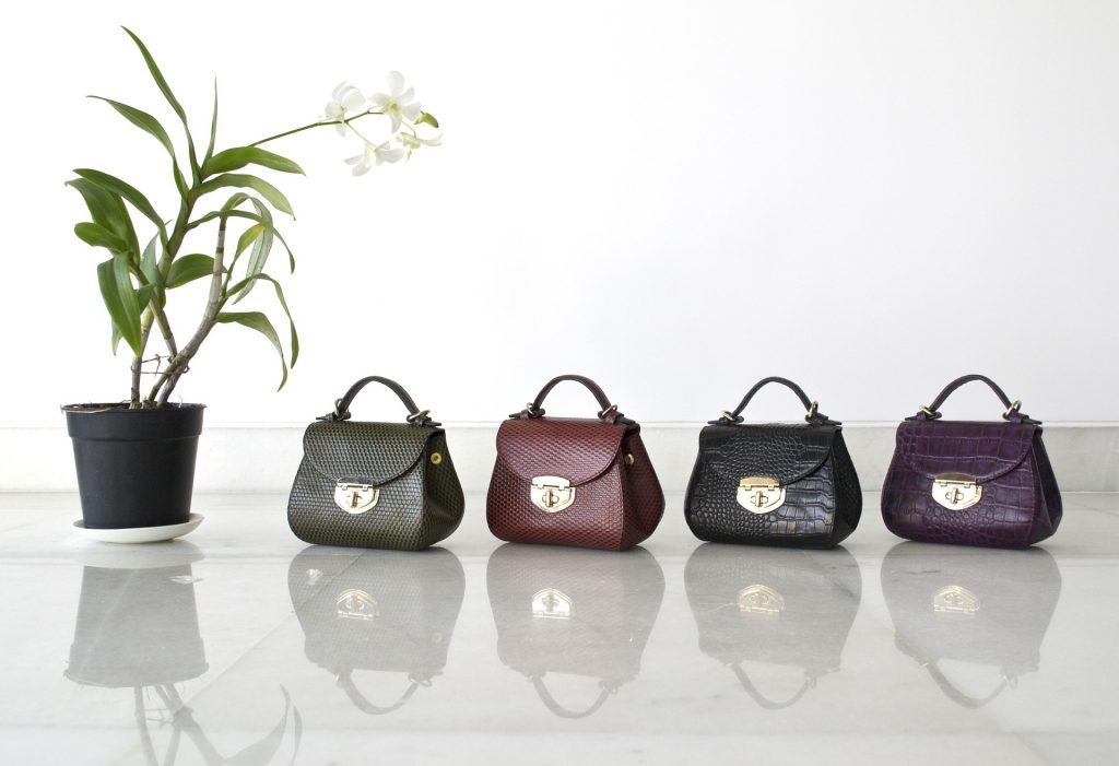 Leather handbags